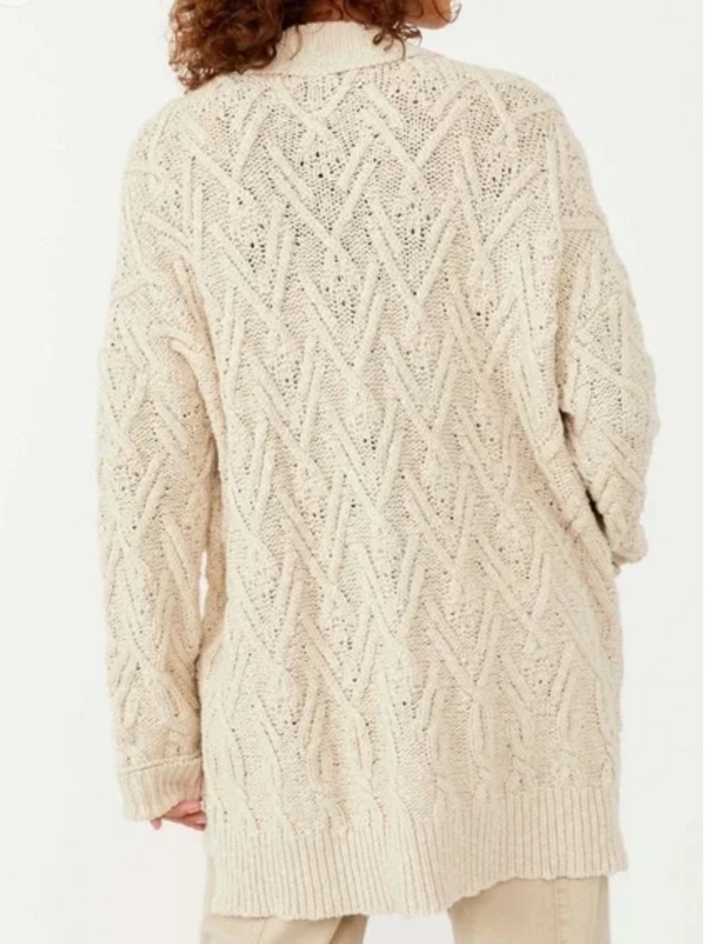 FREE PEOPLE Montana Cable Knit Cardigan - Picture 2 of 5